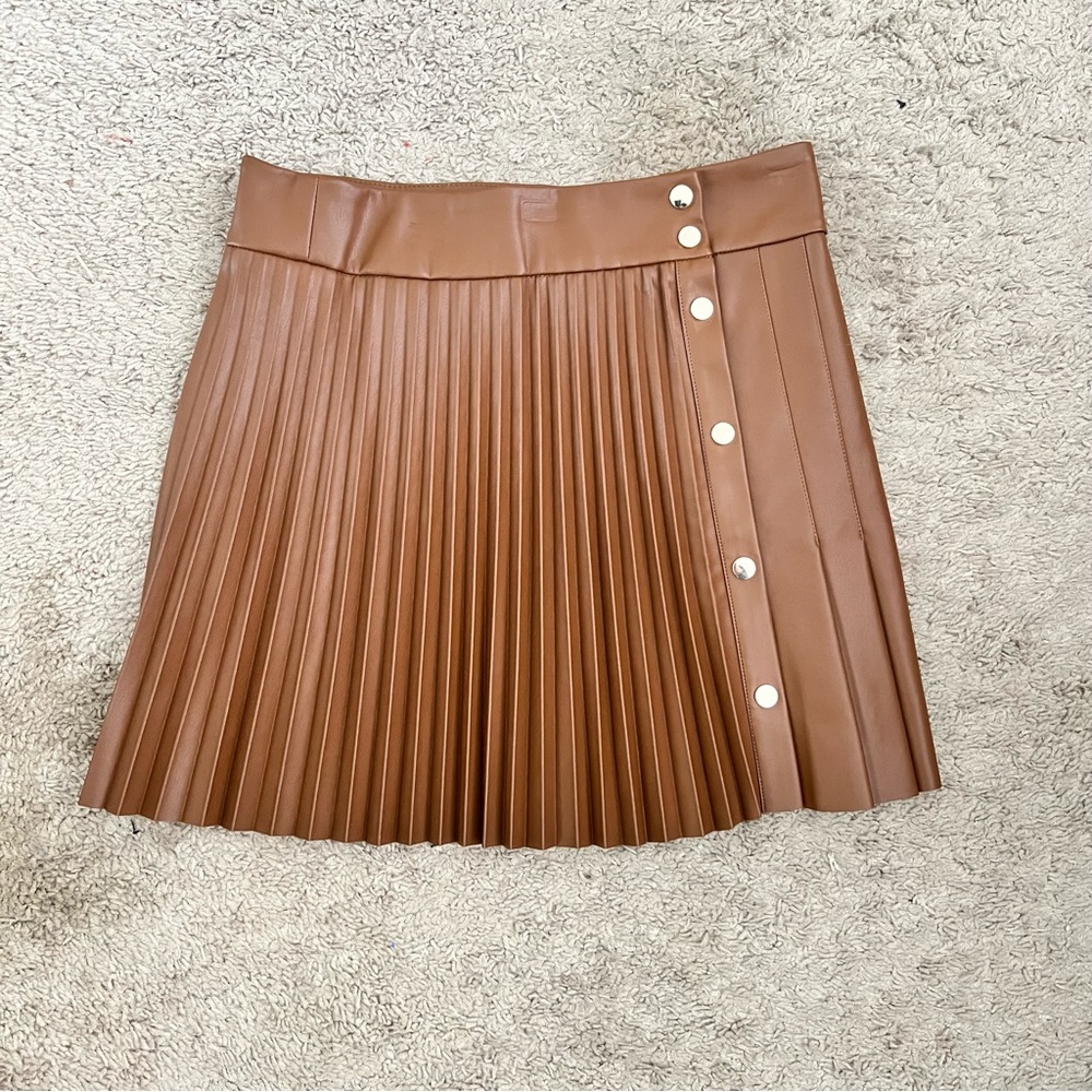 Zara Faux Leather mini skirt